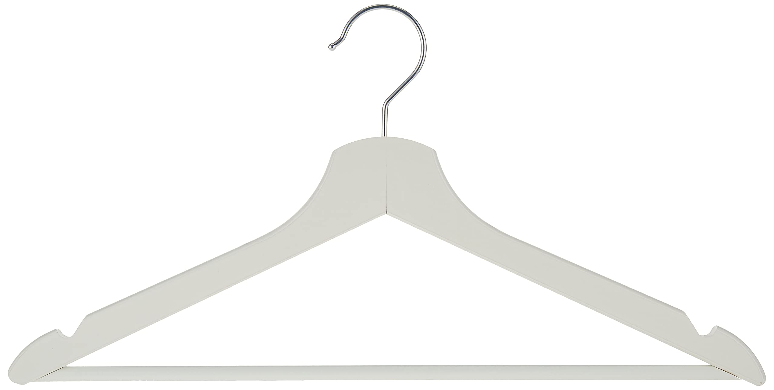 IKEA Hanger Wood Clothes Coat (8 Pack) White Bumerang
