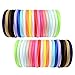 ZTWEDEN 40 Pcs Girls Satin Headbands for Girls DIY Craft Fashion Baby Teen Kid Toddler Accessories Wide 0.4 inches and 20 Colors