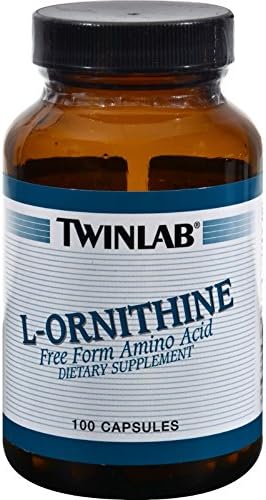 2Pack! Twinlab L-Ornithine - 500 mg - 100 Capsules