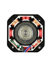 Motor bipolar de controlador gradual Nema 17, 2 A, 84 oz pulgadas, 59 Ncm, 1.9 pulgadas. Cuerpo de 4 guías con cable de 1.1 yd y conector para impresora 3D, con CNC