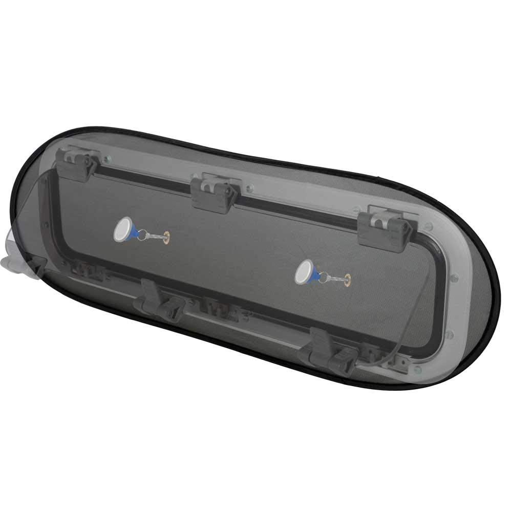 Waterline Design Mosquito NET/Bug Screen for Boats for a Bug Environment on Both Sailboats and motorboats. Fits All Brands of Large portlights (#1435).