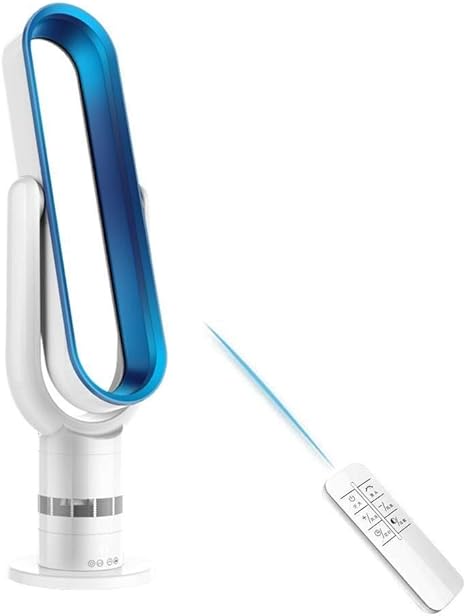 Electric Bladeless Fan With Remote Control Household Mute Tower Cooling Bladeless Fan 3 Modes 10 Speed Levels Adjustable Suitable For Home Bedroom Baby Room B Amazon De Kuche Haushalt