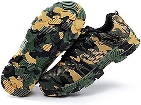 GUDUN Unisex Breathable Steel Toe Shoes for Men Steel Toe Sneakers Men Steel Toe Boots (13-18 to delivery)