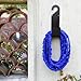 katoochy Best Black Garden Hose Holder Wall Mounted-Durable, Very Powerful Hanger it can Hold 100ft Heavy Hose -Keep Your Backyard Neat and Cleaned