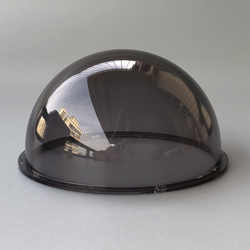 Photo 1 of 3.3 Inch Diameter 85mm Smoked Color Polycarbonate Glass PC Mini Dome Cover Surveillance Security CCTV Camera Dome Cover Camera Housing Small Camera Hemisphere Shell for Hikvision Samsung