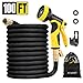Acmind 100FT Expandable Garden Hose, Extra Strength Fabric and Double Latex Core Water Hose, 3/4