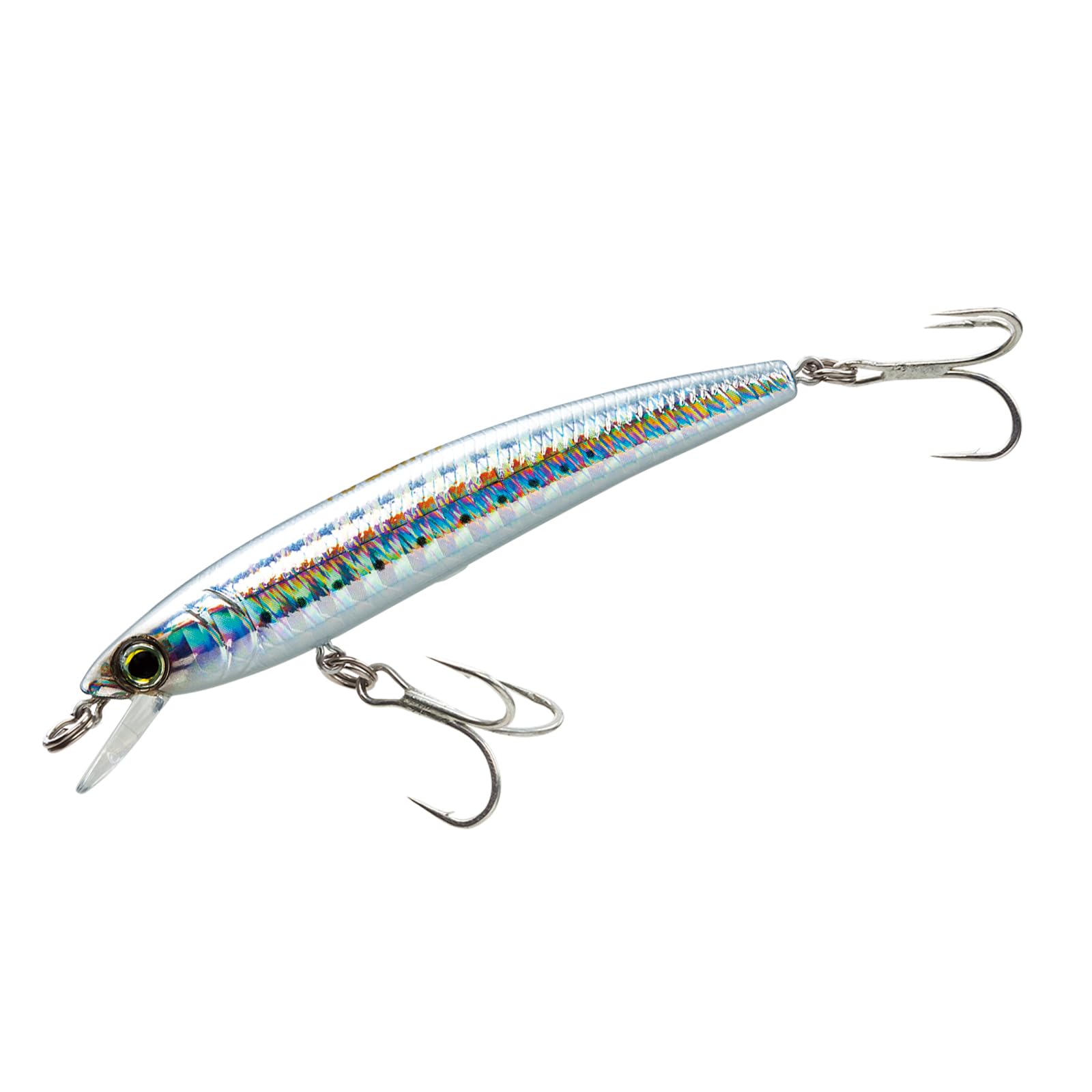 Yo-Zuri F1161-HSR Pins Minnow Floating Diver Lure, Holographic Silver Minnow — image 1