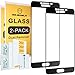 Mr.Shield [2-PACK] Designed For Samsung Galaxy C5 [Tempered Glass] [Full Cover] [Black] Screen Protector with Lifetime Replacement