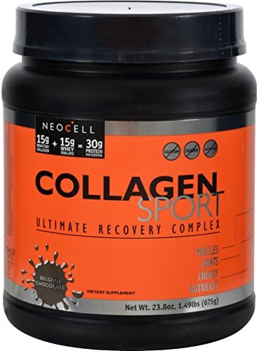 2Pack! NeoCell Laboratories Collagen Sport Ultimate Recovery Complex - Belgian Chocolate - 1.49 Lb.