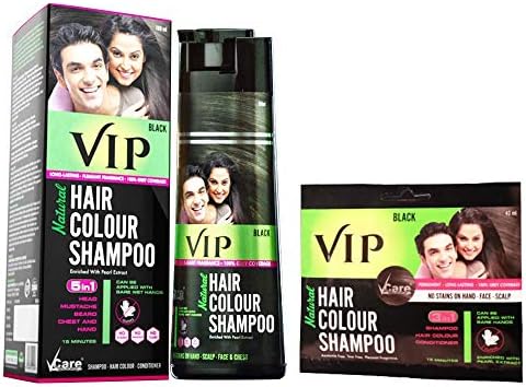 Vip Hair Color Shampoo Value Pack For Men Women Easy