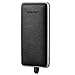Tronsmart 10000mAh External Battery Charger, Ultra-Compact Travel Charger, Genuine Leather Portable Power Bank with Built-in Lightning Cable for iPhone iPad iOS Android Phone