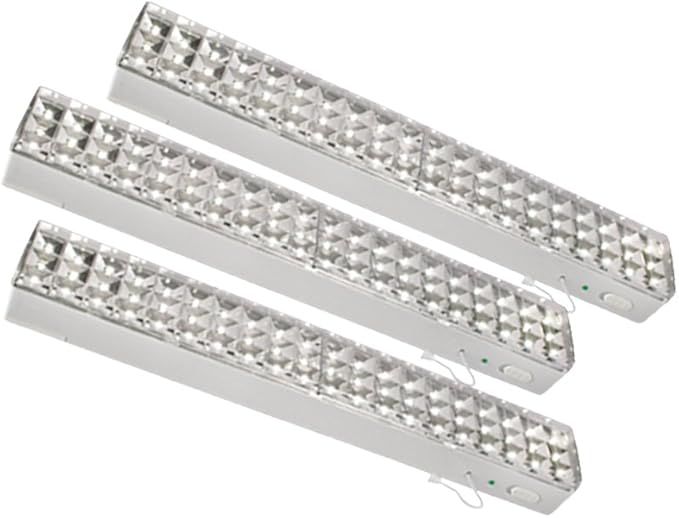 lampara de emergencia recargable 60 leds ultrabrillantes 3 piezas