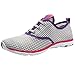 ALEADER Women's Quick Drying Aqua Water Shoes Gray 8 D(M) US/FR 39