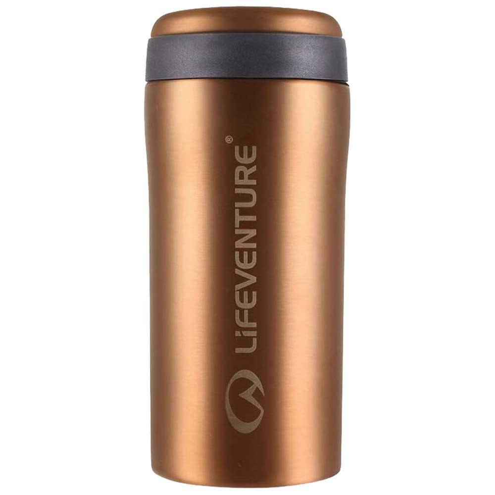 Lifeventure Thermal Mug, Leakproof & Vacuum Insulated Reusable Coffee Travel Cup, 300ml, Copper