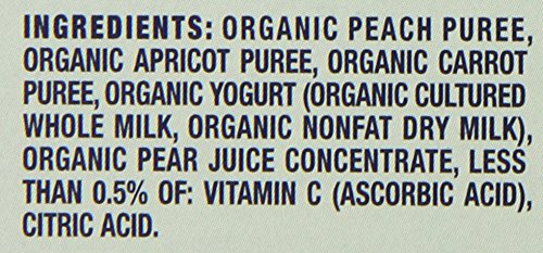 6 Gerber+Organic+Peaches+Apricots+Carrots