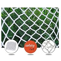 Safety Net Building Construction Protection Net Climbing Woven Rope Decoration Mesh, Children Cat Toys Pets Railings Stairs Fence Windoe Patios Balcony Yard Garden Playground Outdoor (Size : 4x6m)