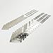 ZobiDobi 90 Degree Flat Corner Brace, 24-Pack, Silver Tone - 12 Pcs for 2