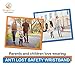 Anti-Lost Child Link - Wristband - Leash (2-Pack) - Safety Harness Strap for Toddlers with Kid-Proof Button Closure for your Peace of Mind. 2 Bonus Carabiners by SmartFux
