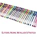 GirlZone: Color Gel Pens Set for Girls with Glitter Pens and Metallic Gel Pens, Ideal Arts and Crafts Kit, Great Gifts For Girls