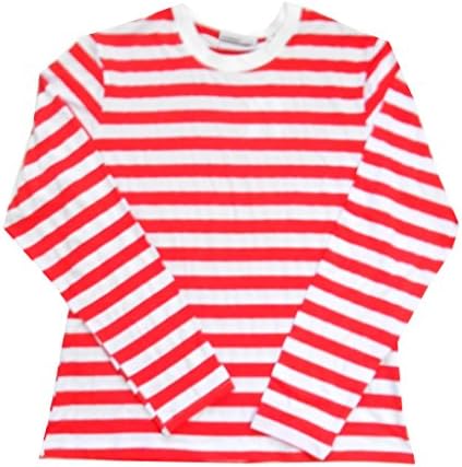 Red/White Striped Crew Neck SM