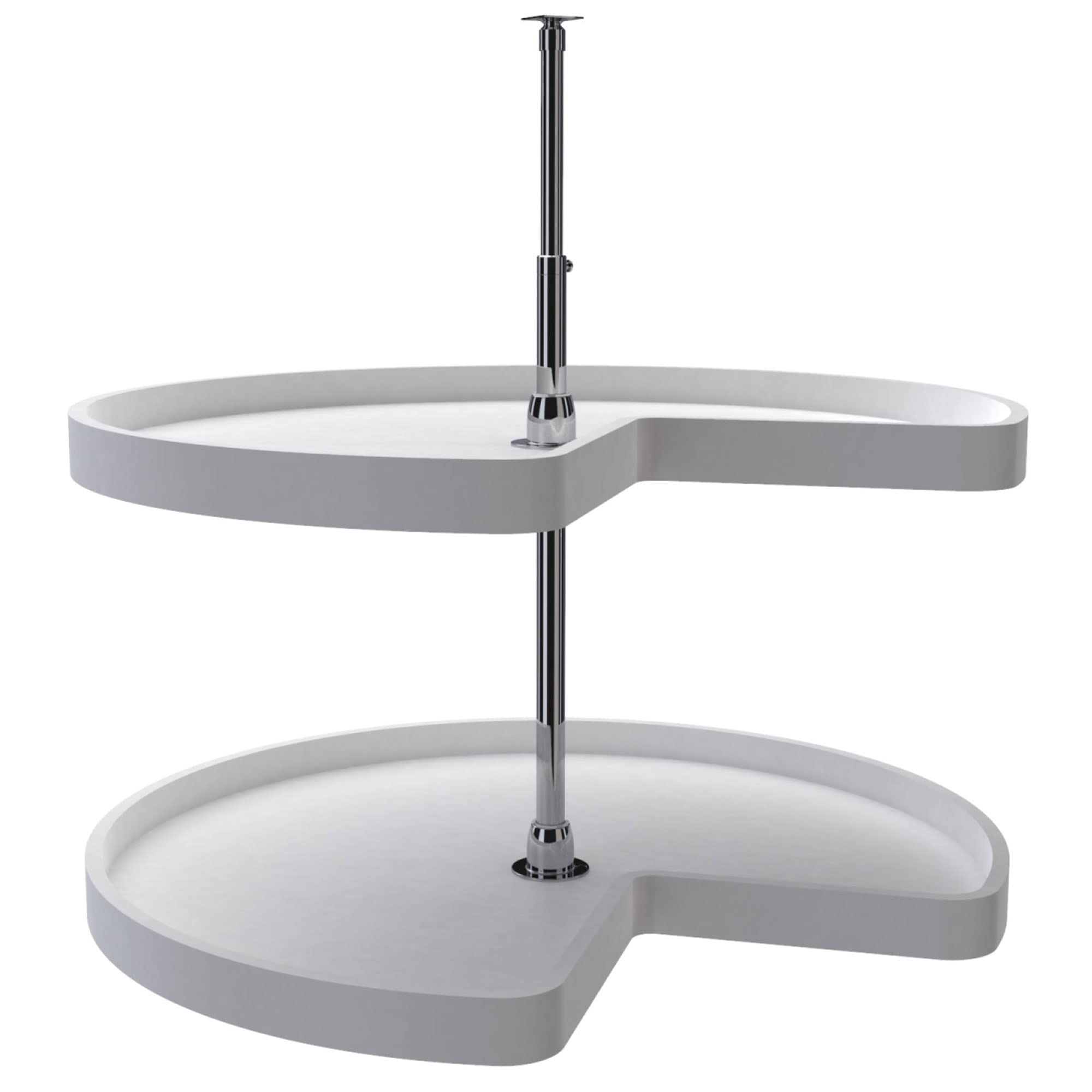Rev-A-Shelf 32" Kidney Shaped Dual Tier Lazy Susan