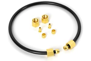 GASHER 13Pcs 30Inch Air Compressor Unloader Tube Kit, Contains 1/4" Sleeve Ferrules,Compression Insert and Compression Nut