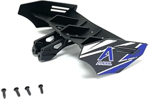 AMORIL 1/14 RC Car Body Wing Spoiler Body Shell Rear Spoiler Tail Wing Kit Toy Vehicles Parts for 144001, 1:14 RC Buggy