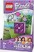 LEGO Friends 2 X 2 Purple Key Light with Charms