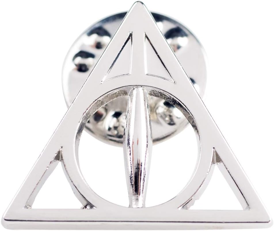 Silver Plated Harry Potter Deathly Hallows Pin Badge