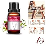 Jinjin Women10ML Buttock Enhancement Massage Essential Oil Hip Lift Up Butt Firm Skin Enlargement (Brown)