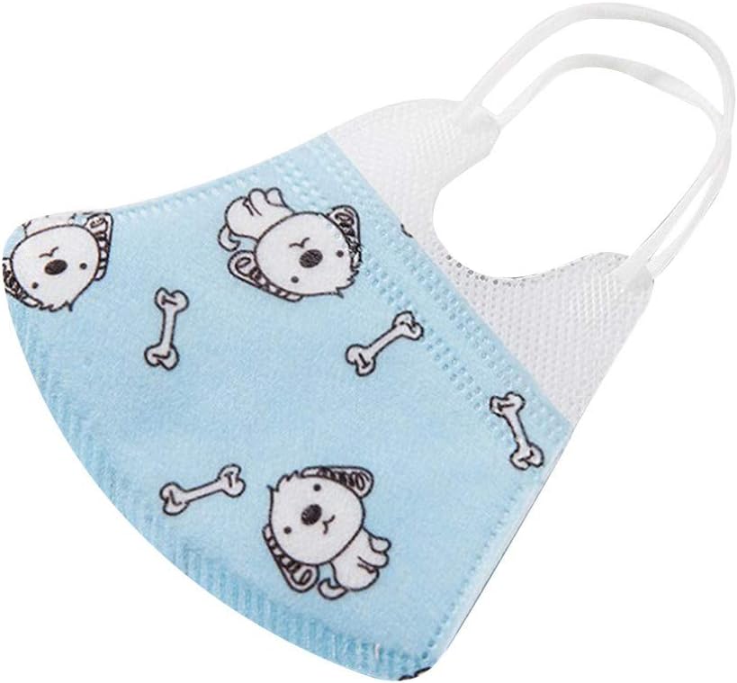 Houshelp 5PCS Air Purifying Face Mask Cover Anti Dust Multi Layer Mouth Filter Masks for children/0-3 year old/