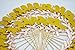 KWJOY 40 Pieces Carousel Horse Theme Gold Glitter Cupcake Toppers And Kids Birthday Party Picks Decoration Supplies/Pink Bow