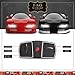 FAO Schwarz 2 Pack RC Remote Control Sports Italia Car Miniature 1:50 Scale, Two Mini Cars and Two Remotes for Two-Player Side-by-Side Racing, Built in LED Lights, Red/Black/Silver, 2.4 GHz