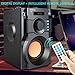 Portable Bluetooth Speaker 10W Subwoofer Heavy Bass Wireless Outdoor Speaker MP3 Player Line in Speakers Support Remote Control FM Radio TF Card LCD Display for Home Party Phone Computer PCthumb 2