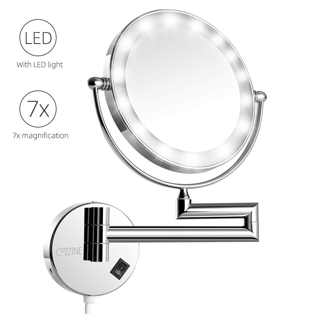 extendable makeup mirror with lights Best Home Life