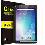 IVSO Screen Protector for Dragon Touch V10 10 inch Tablet, Tempered-Glass [Scratch-Resistant] [No-Bubble Easy Installation] for Dragon Touch V10 10 inch Tablet