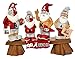 NCAA Fans On Bench Gnome