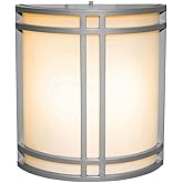 Access Lighting 20362-SAT Artemis 2-Light Wet Location Wall Fixture, Satin with Opal Glass