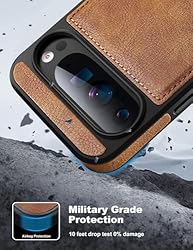 WTCASE for Google Pixel 9 Pro XL Case Leather