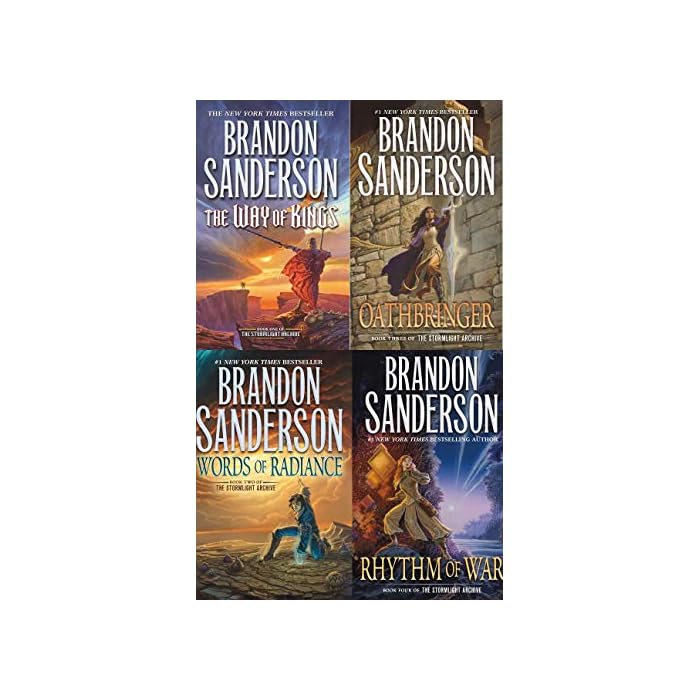 Buy Stormlight Archive 4Book Set(The Way of Kings, Words of Radiance, Oathbringer, Rhythm of