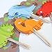 24 Dinosaur Cupcake Toppers + 24 Wrappers - Red Fox Tail