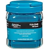 Master Grooming Tools Flea Comb Canisters - Effective Flea Combs for Grooming Dogs, 100-Count Canister