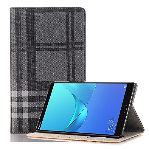 Hulorry 8.0 inch Huawei MediaPad T3 Case, Slim Fit Lightweight Case Wallet Case Cover Folio Case Stand with Card Pockets PU Leather Smart Case for Huawei Mediapad T3 8.0 inch Tablet
