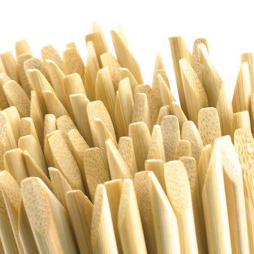 BambooMN 100pcs 15cm (5.88") 5mm (7/32") Disposable Bamboo Manicure Pedicure Sticks/Cuticle Pushers