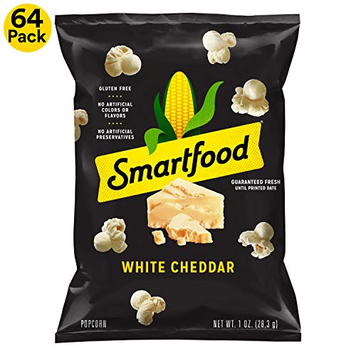 Smartfood White Cheddar Flavored Popcorn, 1 Ounce (Pack of 64)