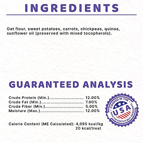 Halo Garden of Vegan Dog Treats, Training Treats for Dogs, Sweet Potato