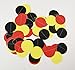 Yellow Black Red Birthday Decorations/ Tissue Paper Pom Pom Tassel Garland Baby Shower