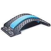 Magic Back Support Back Stretching Device,Back Massager for Bed & Chair & Car,Multi-Level Lumbar Support Stretcher Spinal, Lo