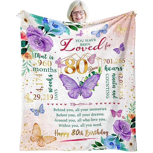 ZWERIVP 80th Birthday Gifts