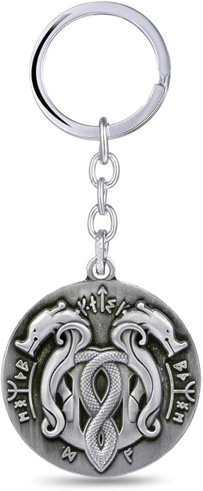Inveroo God Of War 4 Keychain Jormungandr Snake Keyrings Spiel Schmuck Anhanger Metall Manner Auto Frauen Tasche Schlusselanhanger Chaveiro Amazon De Koffer Rucksacke Taschen